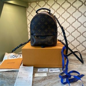 Louis Vuitton Palm spring mini new with receipt